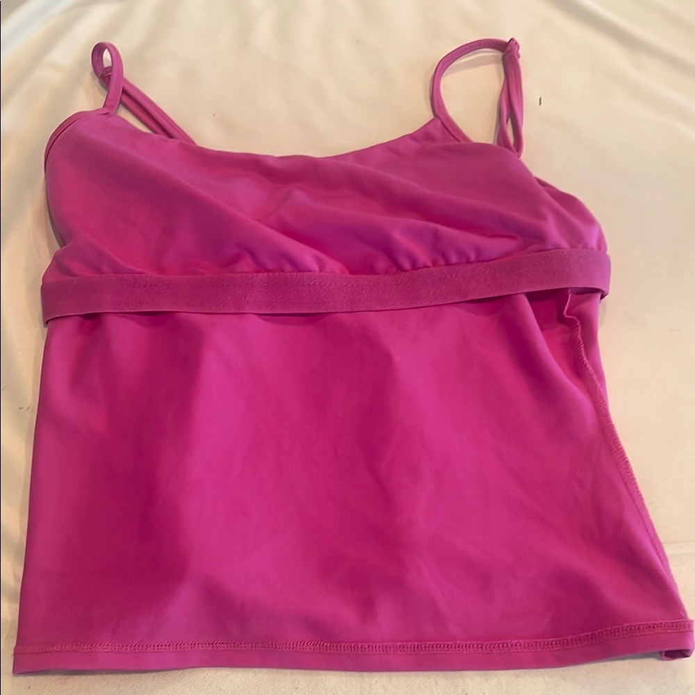 New York & Company adjustable Spaghetti Straps camisole Top built in shelf bra - Picture 7 of 10